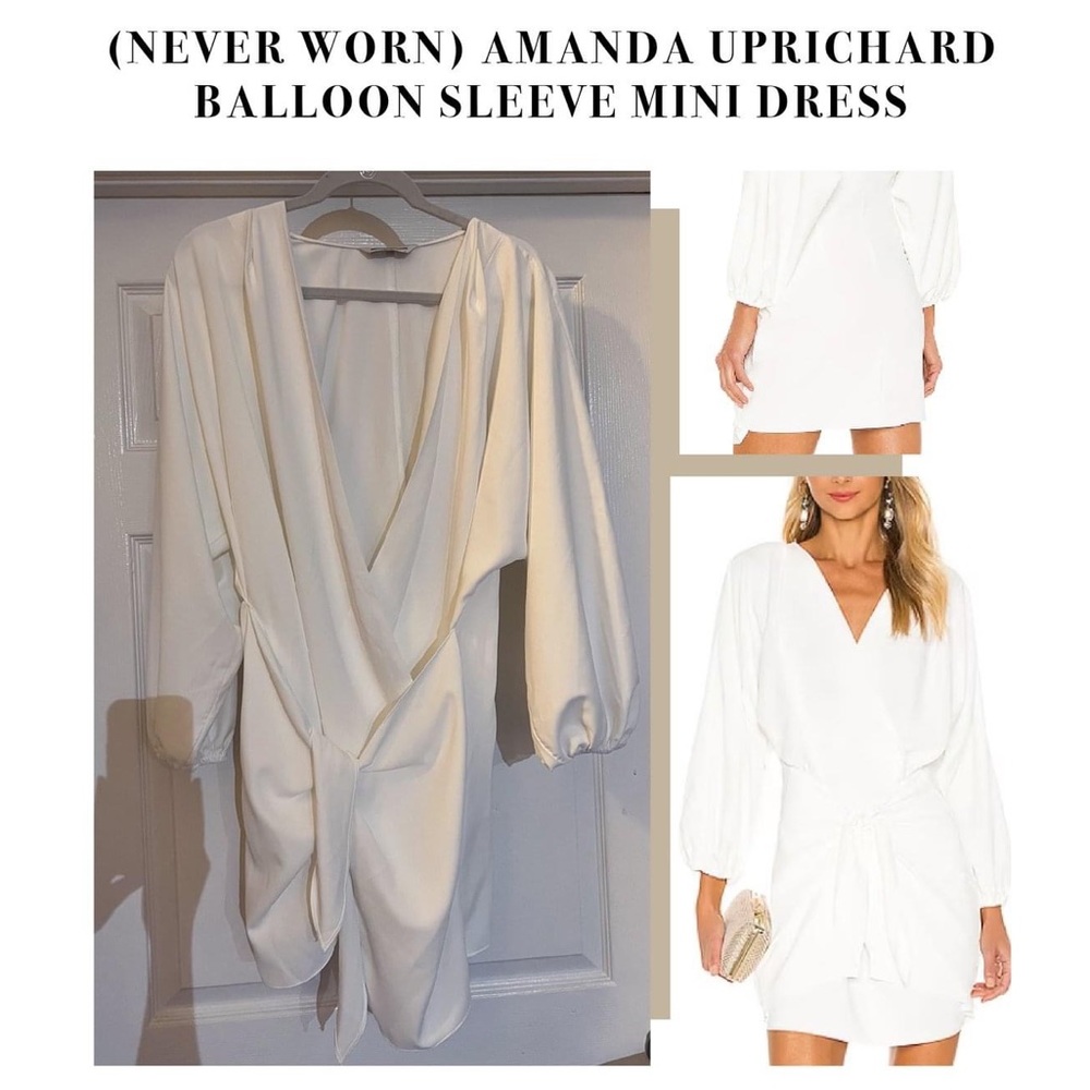 (NEVER WORN) AMANDA UPRICHARD
BALLOON SLEEVE MINI DRESS